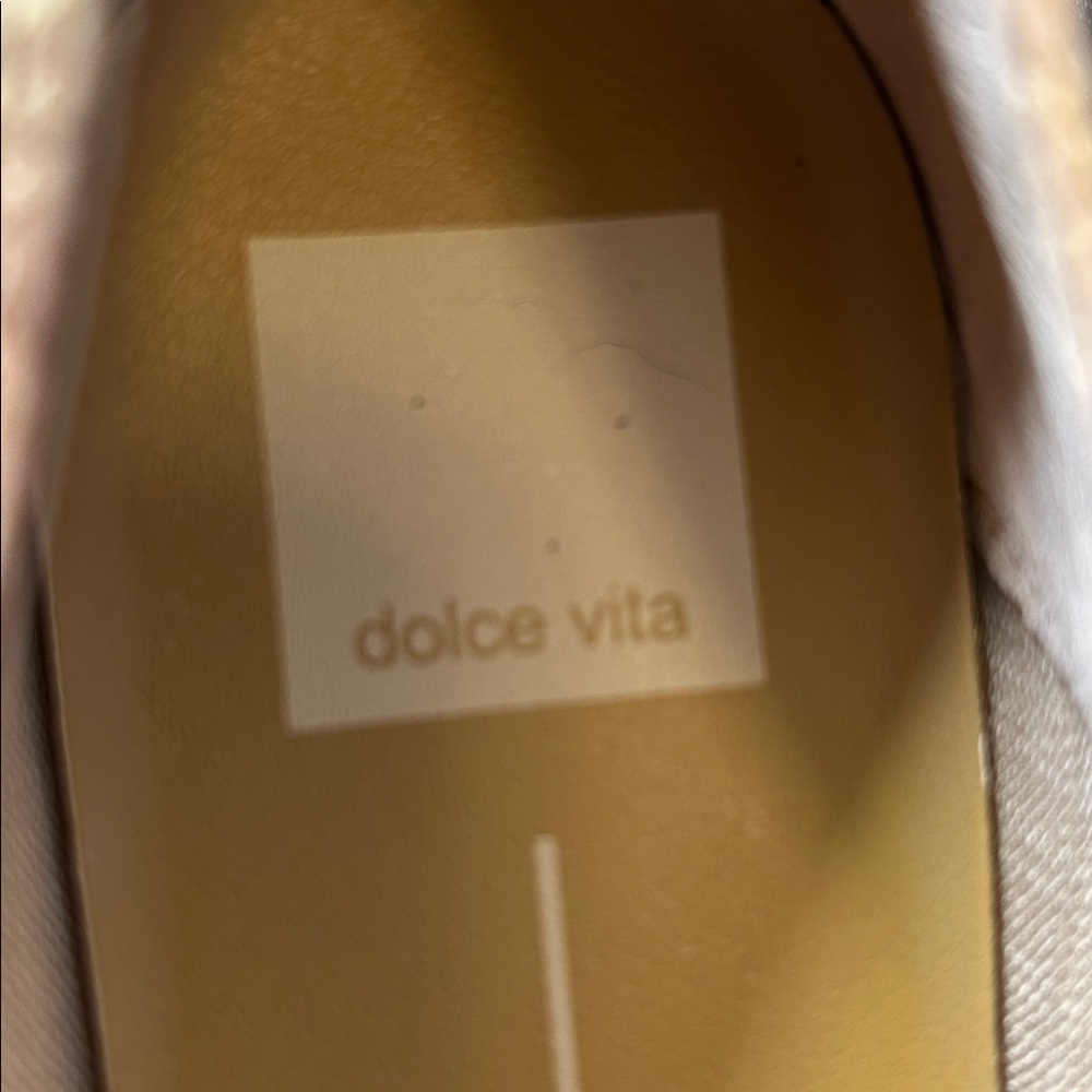 Dolce Vita Snakeskin-Print Slip-On Loafers — Tan & Brown size 8.5 - Picture 2 of 8